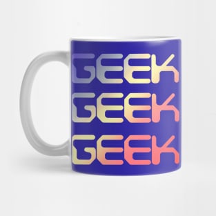 Retro Colorful Geek Mug
